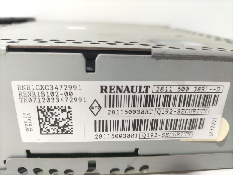 Recambio de sistema audio / radio cd para renault clio iii grandtour (kr0/1_) 1.5 dci referencia OEM IAM 281150038R  
