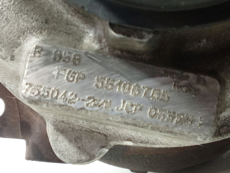 Recambio de turbocompresor para opel astra h (a04) 1.9 cdti (l48) referencia OEM IAM 55196765  