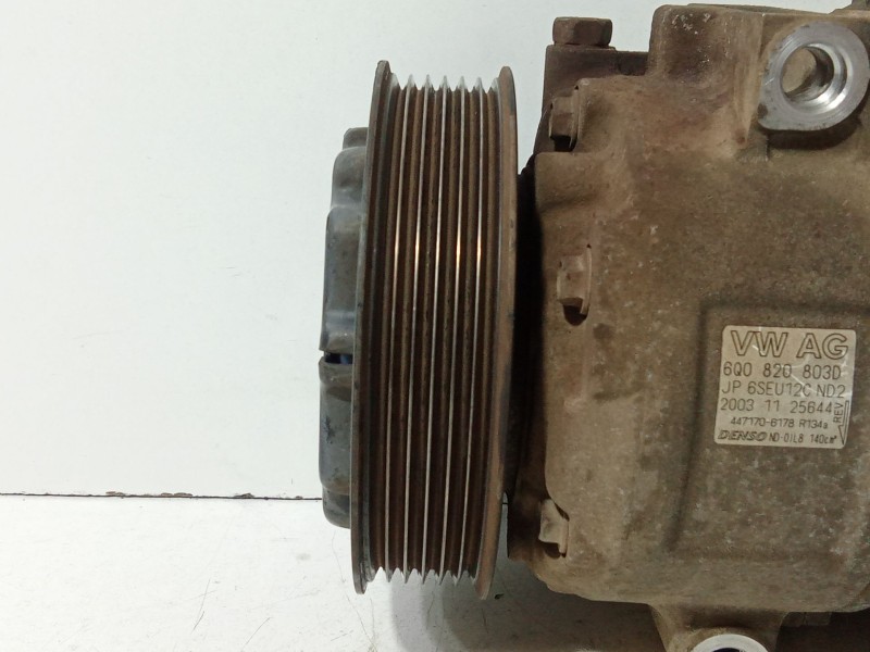 Recambio de compresor aire acondicionado para seat ibiza (6l1) 1.9 tdi referencia OEM IAM 6Q0820803D  
