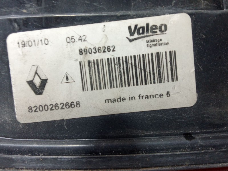 Recambio de piloto trasero derecho para renault laguna ii (bg0) 1.9 dci diesel referencia OEM IAM 89036262  