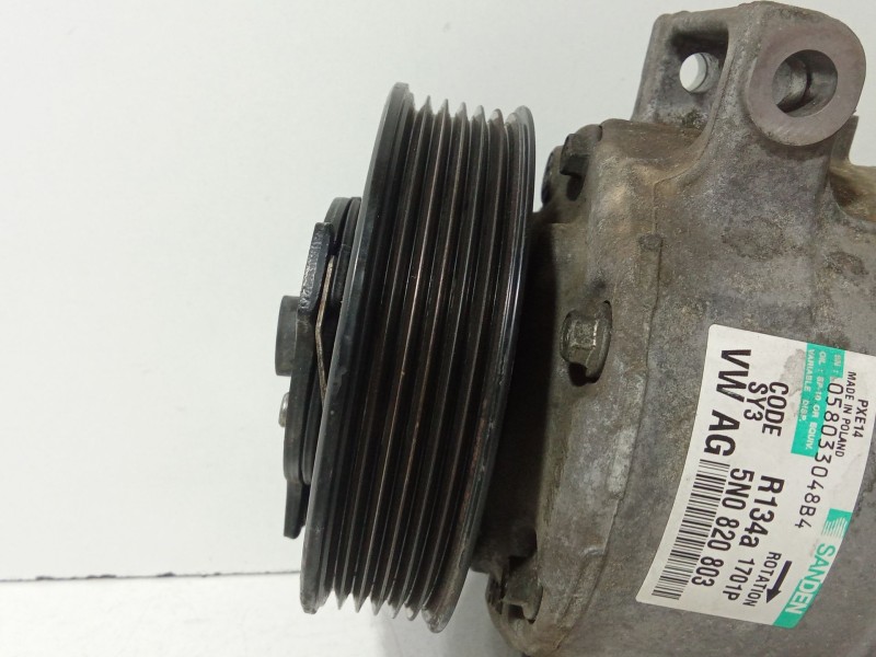 Recambio de compresor aire acondicionado para audi a3 descapotable (8p7) 2.0 tdi referencia OEM IAM 5N0820803  