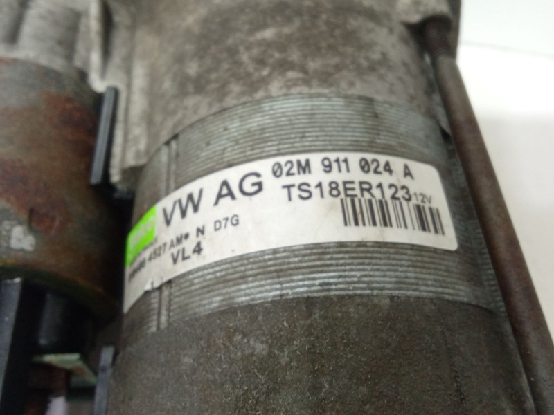 Recambio de motor arranque para audi a3 descapotable (8p7) 2.0 tdi referencia OEM IAM 02M911024A  