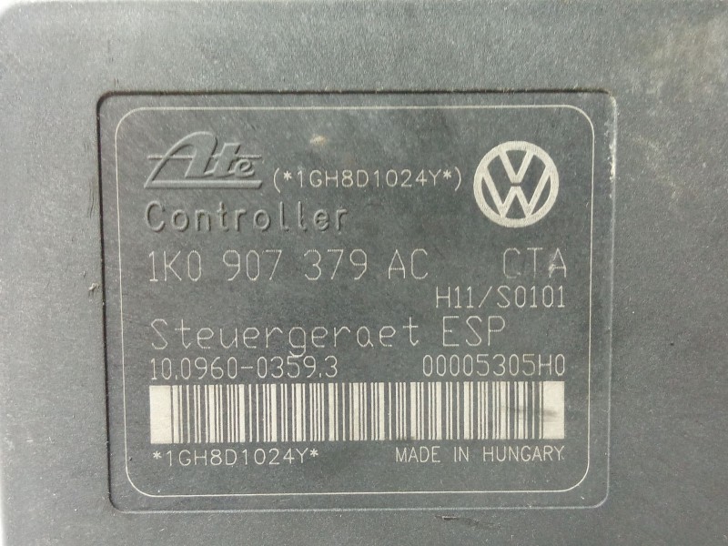 Recambio de abs para audi a3 descapotable (8p7) 2.0 tdi referencia OEM IAM 1K0907379AC  