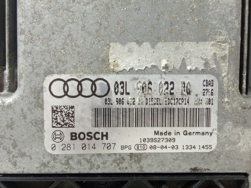 Recambio de centralita motor uce para audi a3 descapotable (8p7) 2.0 tdi referencia OEM IAM 03L906022BQ  