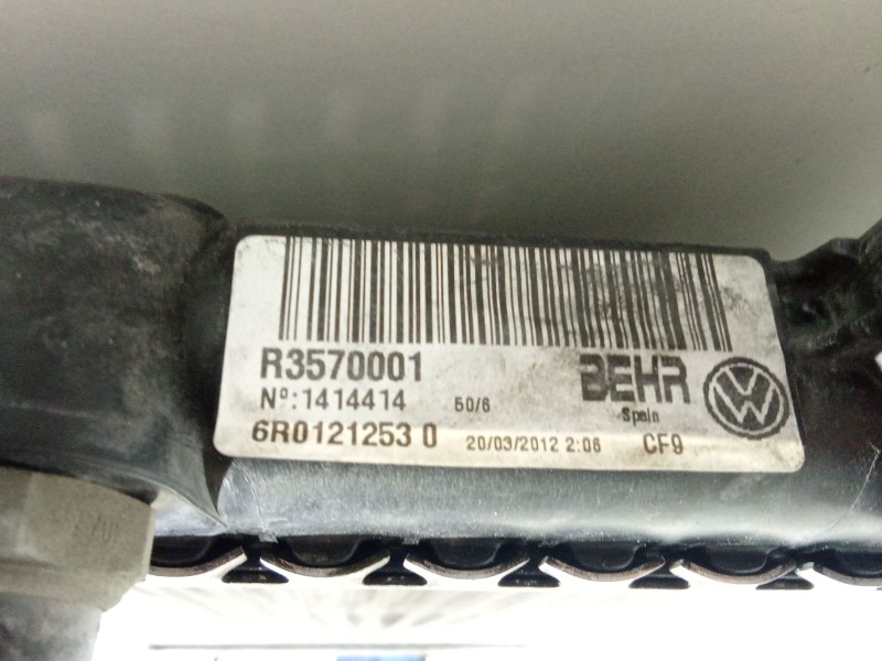 Recambio de radiador agua para seat ibiza iv sc (6j1, 6p5) 1.2 referencia OEM IAM 6R0121253  