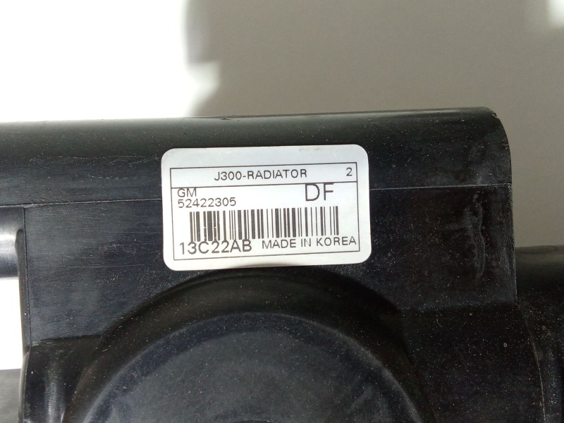 Recambio de radiador agua para chevrolet cruze (j300) 2.0 cdi referencia OEM IAM 52422305  