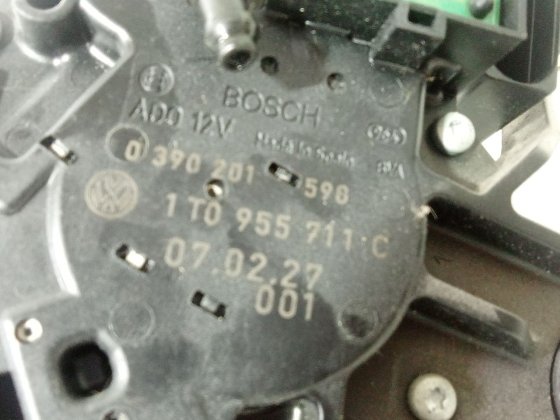 Recambio de motor limpia trasero para volkswagen touran (1t1, 1t2) 1.9 tdi referencia OEM IAM 1T0955711C  