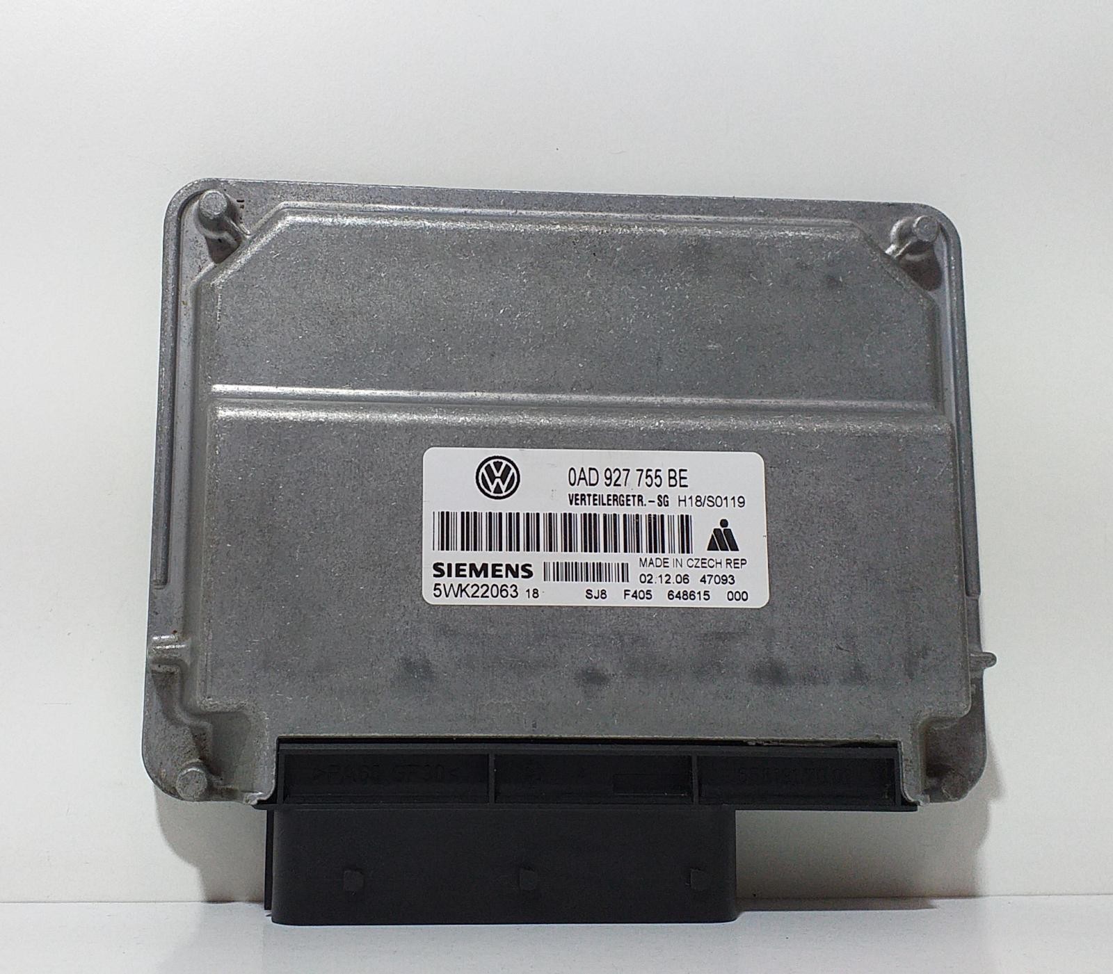 0AD927755BE AUTOMATIKGETRIEBE STEUERGERÄT / 64260 / 158834 FÜR VOLKSWAGEN TOUAR - Bild 4 von 8