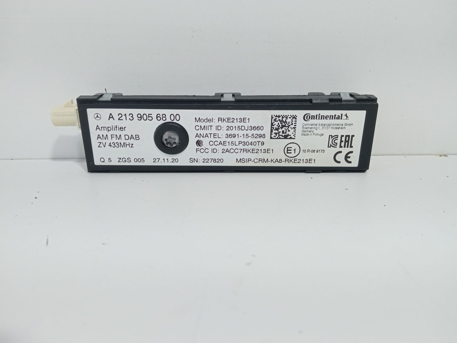 A2139056800 ELECTRONIC MODULE / 186050 FOR MERCEDES-BENZ CLASE A SEDAN ...